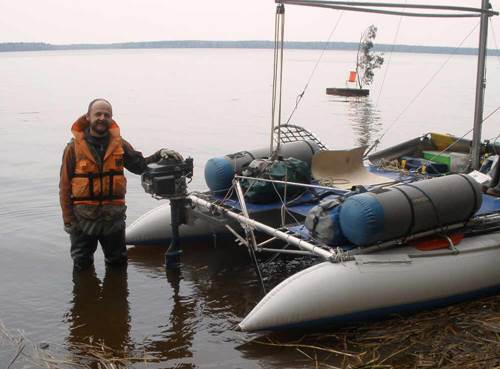 Aleksei Sigaev - Portrait with Catamaran