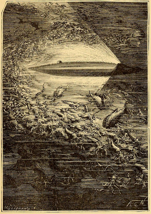 Capt. Nemo Nautilus illustrated by Neuville