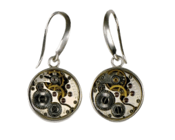 Alpha Earrings | 'Tempus Fugit Series' | Machinarium Collection by Decimononic