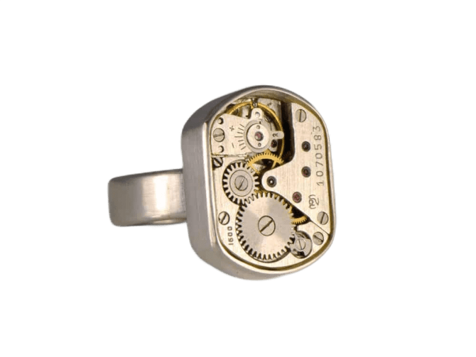Beta Ring | 'Tempus Fugit Series' | Machinarium Collection by Decimononic