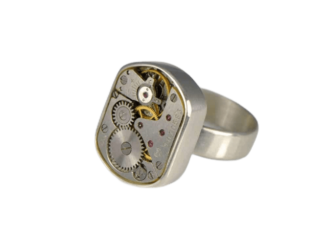 Beta Ring | 'Tempus Fugit Series' | Machinarium Collection by Decimononic - Image 3
