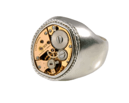 Time Seal Ring | Machinarium Collection by Decimononic
