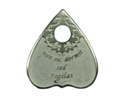 Vigilat Planchette (Collector's Edition) | Sterling silver pendant by Decimononic
