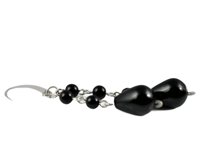 Onyx Tears Earrings | Machinarium Collection by Decimononic - Image 2