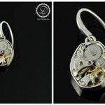 Gamma Earrings | Steampunk earrings by Decimononic