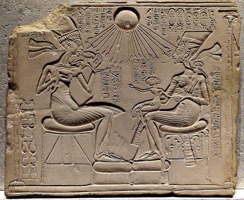 Egypt - Rays of light diagram