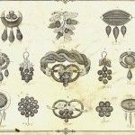 Motifs for Victorian hair jewelry