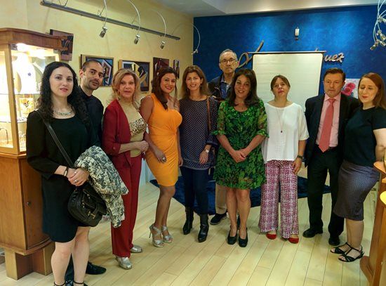 Decimononic team with Reena Ahluwalia