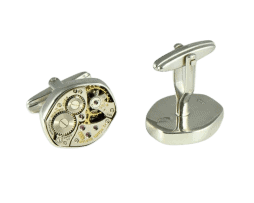 Gamma cufflinks | 'Tempus Fugit Series' | Machinarium Collection by Decimononic